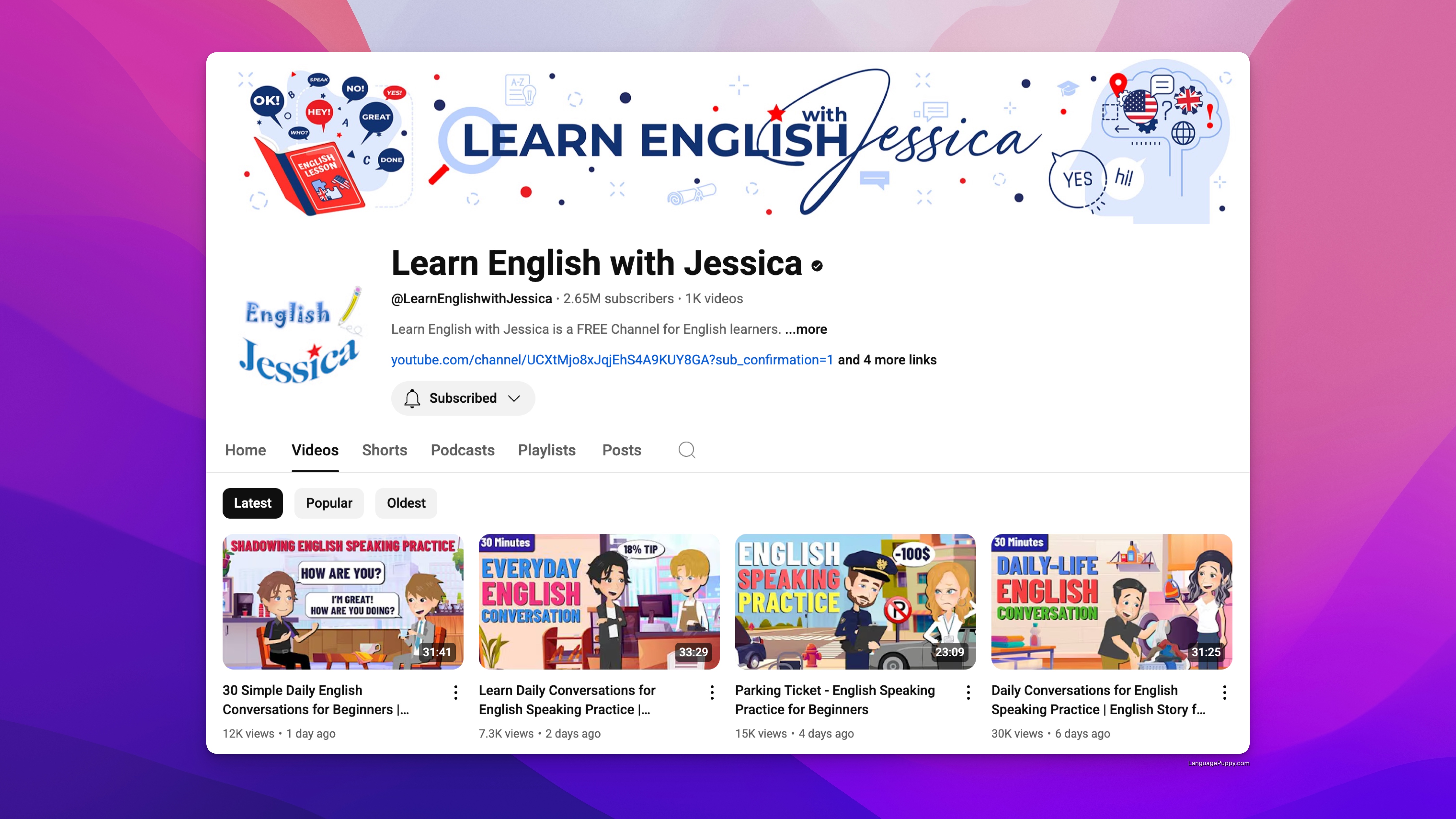 Learn English with Jessica